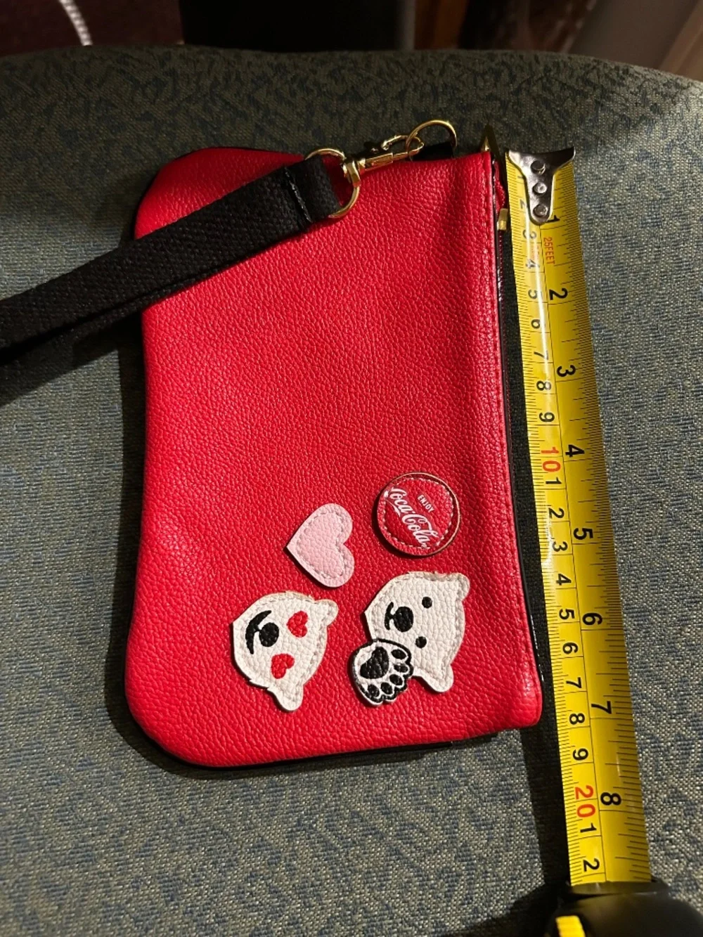 Official Coke wristlet! Coke/ Bears with removable wrist strap